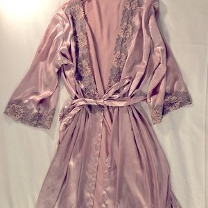XL- Blush Silk Robe-Purchased in India